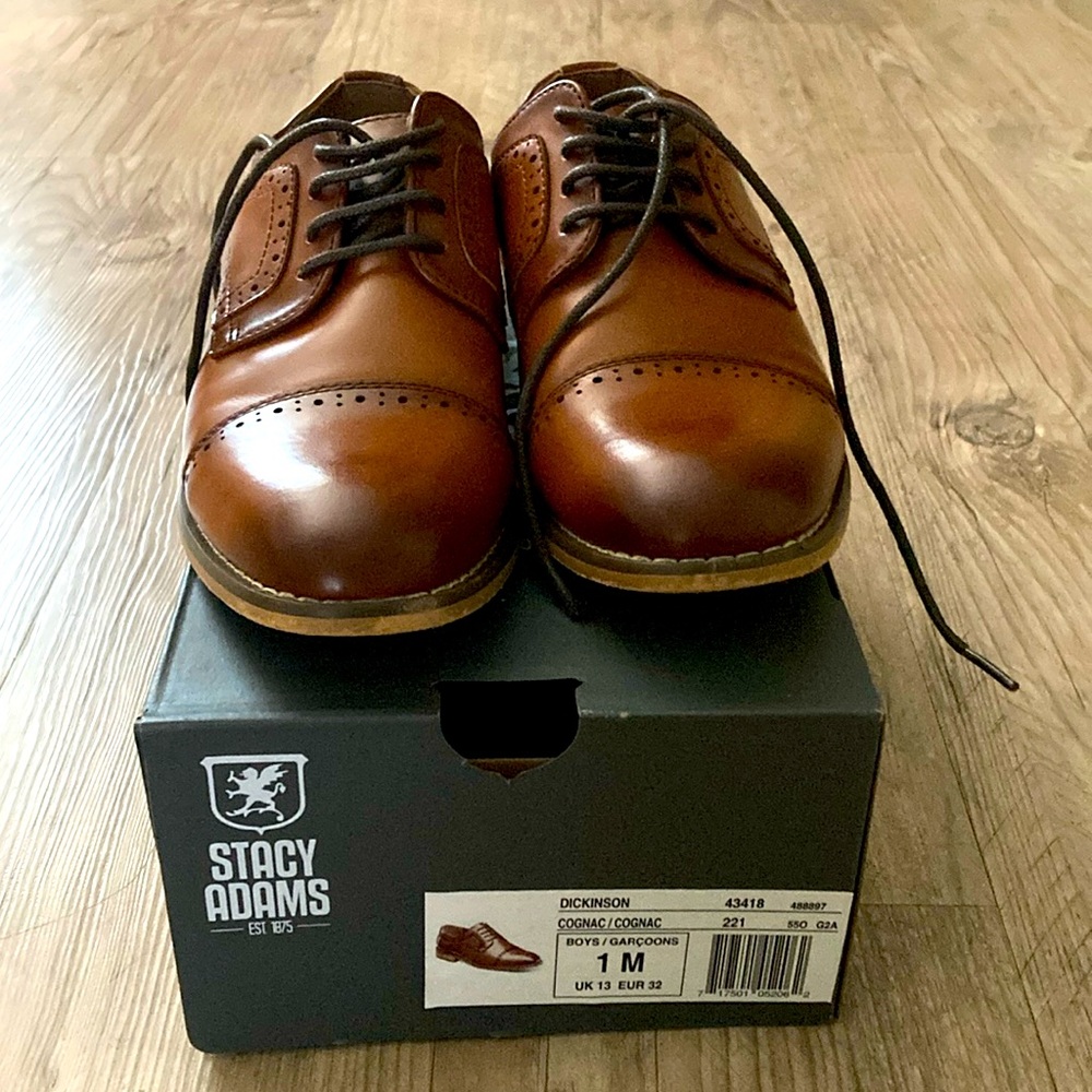 Stacy Adams- cognac leather